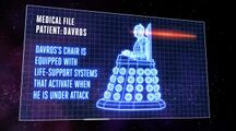 Davros's "medical file" in the TARDIS information system.