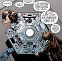 The Fourth Doctor, Leela and K-9 around the console. (COMIC: A Rare Gem [+]Loading...["A Rare Gem (comic story)"])