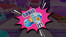 "Sonic It!" sticker.