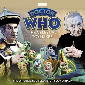 The Celestial Toymaker original audio soundtrack cover (2022 logo).jpg