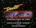 Dimensions in Time