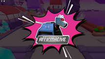 Sticker of K9: "Affirmative".