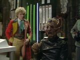 The Doctor and Davros catch up.