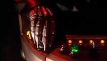 First shot of Davros's mechanical hand.