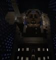 Davros as seen on the rollercoaster on Minecraftia.