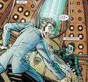 The Doctor and Martha at the console. (COMIC: Agent Provocateur [+]Loading...["Agent Provocateur (comic story)"])