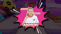 Sticker of TBA: "Anwon? Anloss? Andrew!".