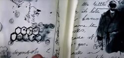 The journal page appearing in Human Nature [+]Loading...["Human Nature (TV story)"].