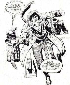 DWM 33 The Doctor and K9 Runs from the Daleks.jpg