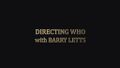 Directing Who with Barry Letts