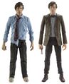 2010 Raggedy and suited 'Crash' set figures.