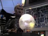 Davros is given the computer sphere, and scoffs at the mention of the Supreme Dalek.