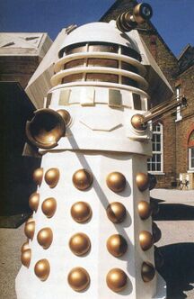 Early imperial daleks. (DW: Revelation of the Daleks)