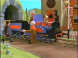 A young boy arrives in Chigley and walks towards the train station. (TV: Future Generations [+]Loading...["Future Generations (TV story)"])