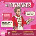 The Toymaker's dating profile.