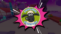 Sticker of Shaun: "Feeling Sheepish".