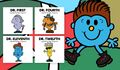 The "Doctor Who Roger Hargreaves books". (NOTVALID: Doctor Who meets Mr. Men)