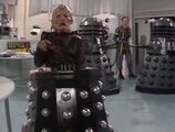 Davros commands his two newly-minted Dalek loyalists to "find out the cause of the delay".