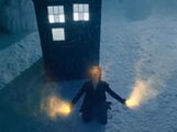 The Doctor defies his regeneration outside the TARDIS. (TV: The Doctor Falls [+]Loading...["The Doctor Falls (TV story)"])