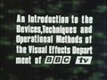 Visual Effects in Television